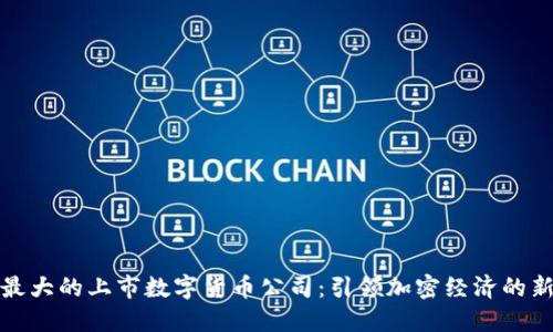 全球最大的上市数字货币公司：引领加密经济的新风潮